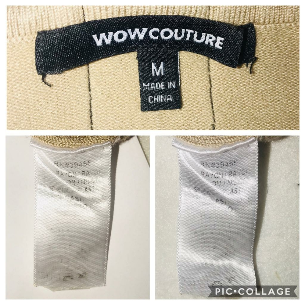 Wow Coutere BACK-STRAP Bodycon Dress M - Picture 6 of 6